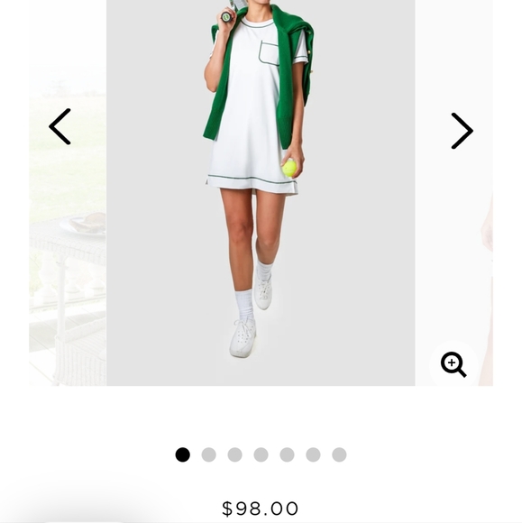 Tuckernuck White Sports Dress S - Picture 4 of 7